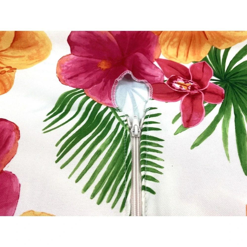 Tablecloth Tropical 60x84 Umbrella Indoor Outdoor Polyester Washable by Sonoma